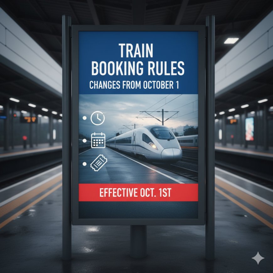 ଅକ୍ଟୋବର ୧ ରୁ ବଦଳିବ ଟ୍ରେନ ବୁକିଂ ନିୟମ
